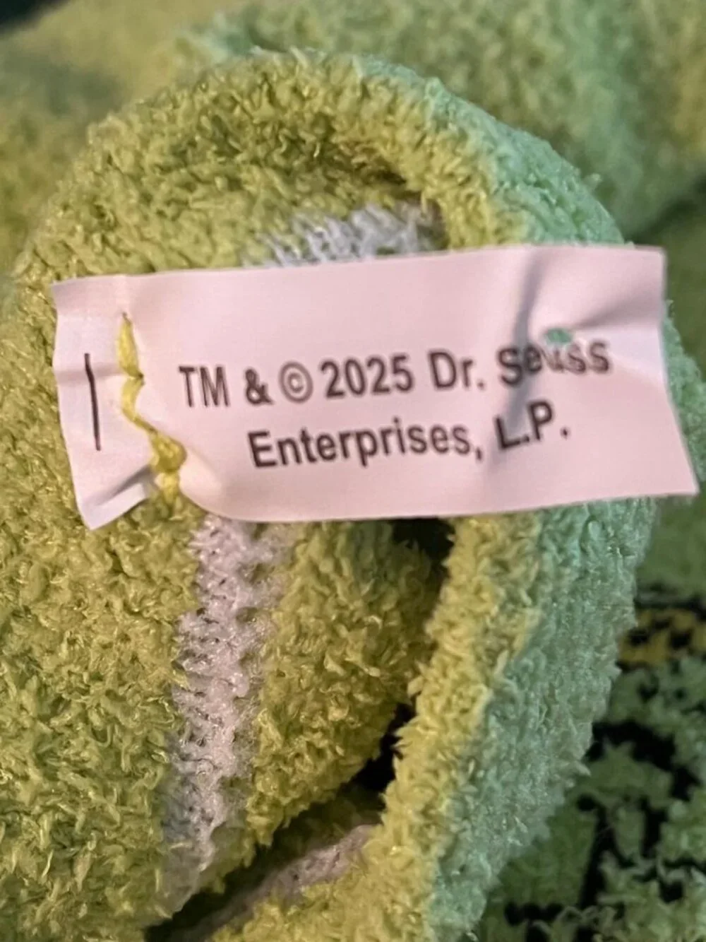 Dr. Seuss The Grinch Socks 2 pr